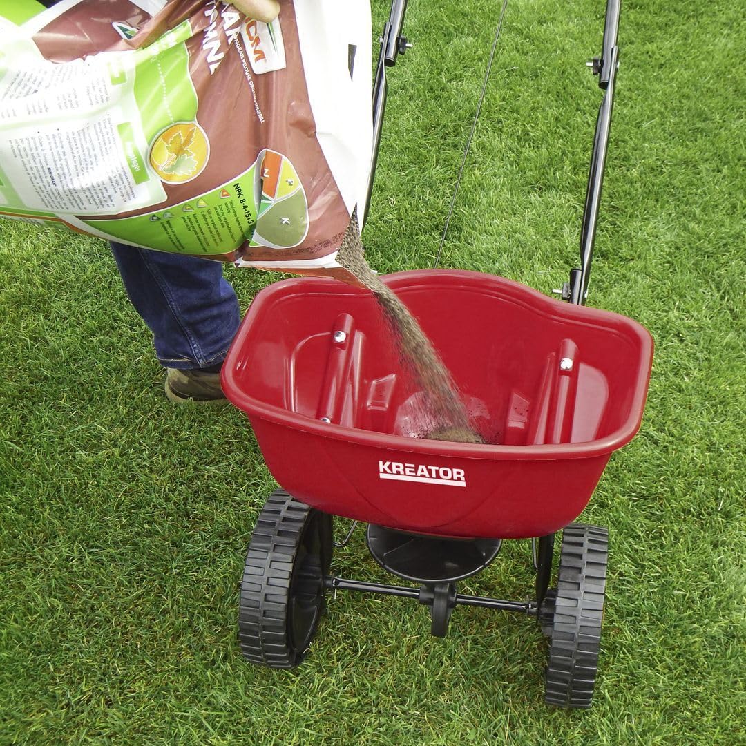 KREATOR KRTGR9003 - Carro esparcidor rot. 450mm 15l
