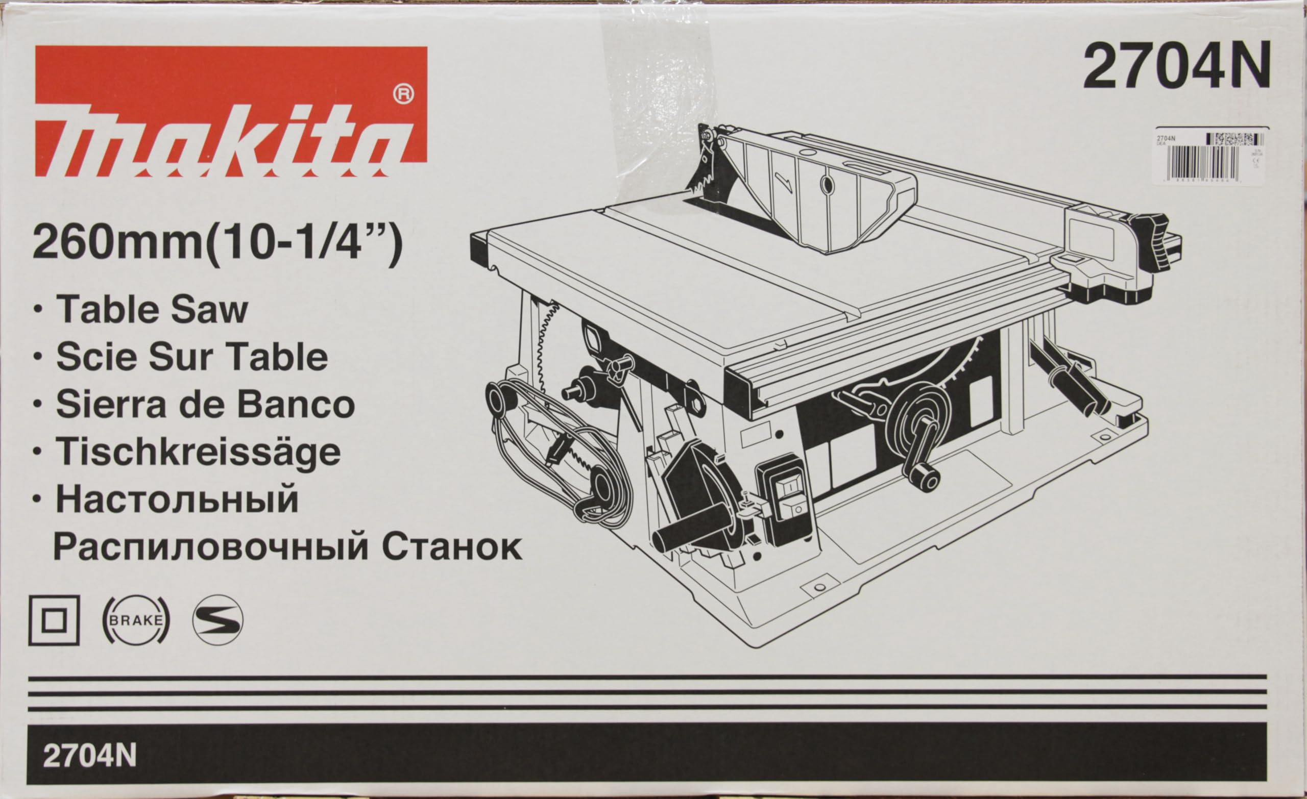 Makita 2704N - Sega circolare da tavolo, 93 mm