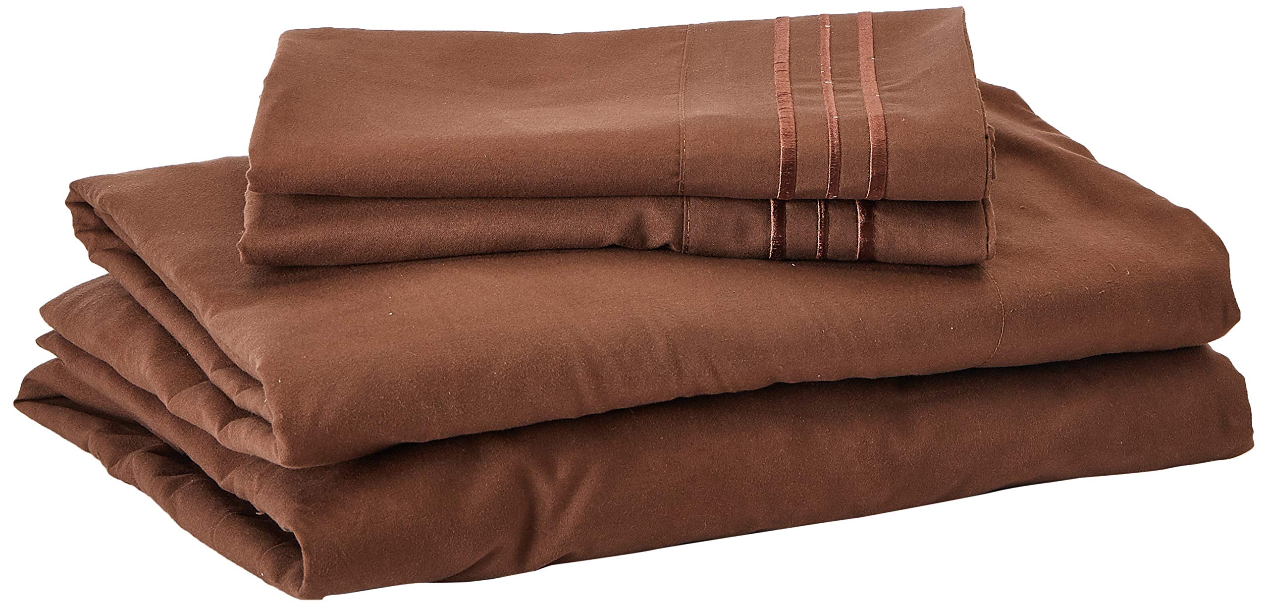 Elegant Comfort 1500 Thread Count - Wrinkle Resistant - Egyptian Quality Ultra Soft Luxurious 4 pcs Bed Sheet