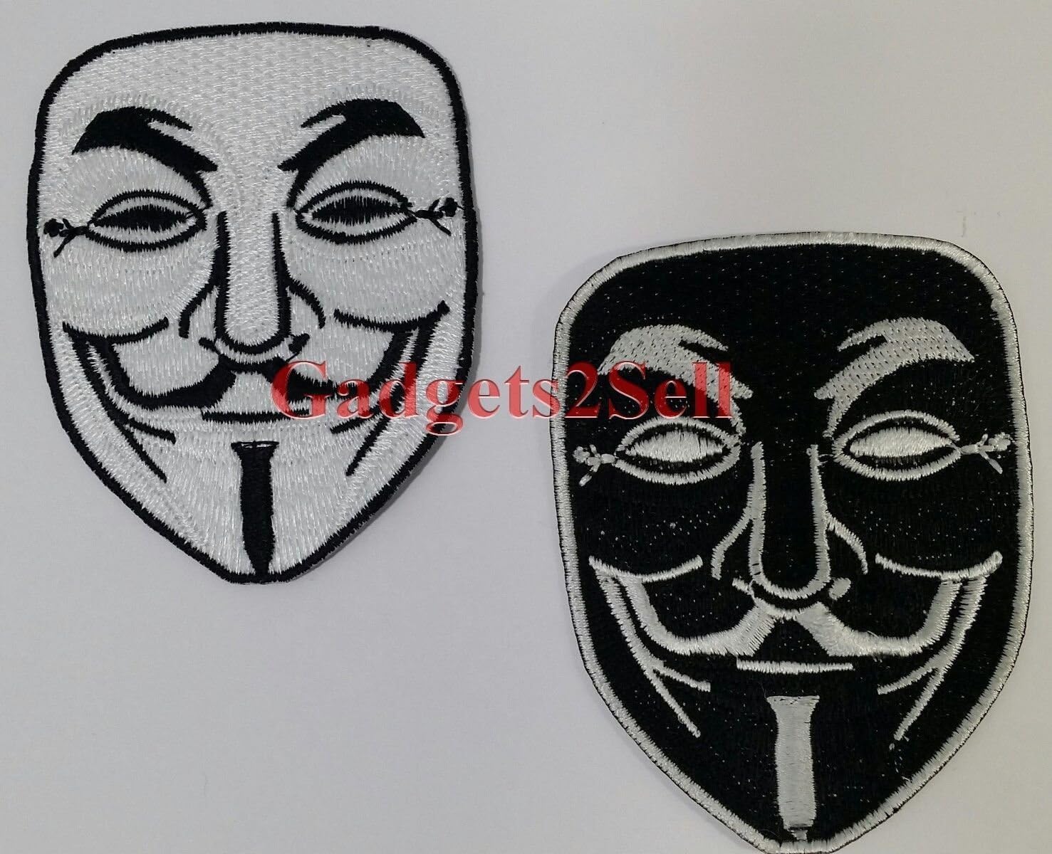 NOVELTY ANONYMOUS V FOR VENDETTA NOVELTY Embroidery iron on patch