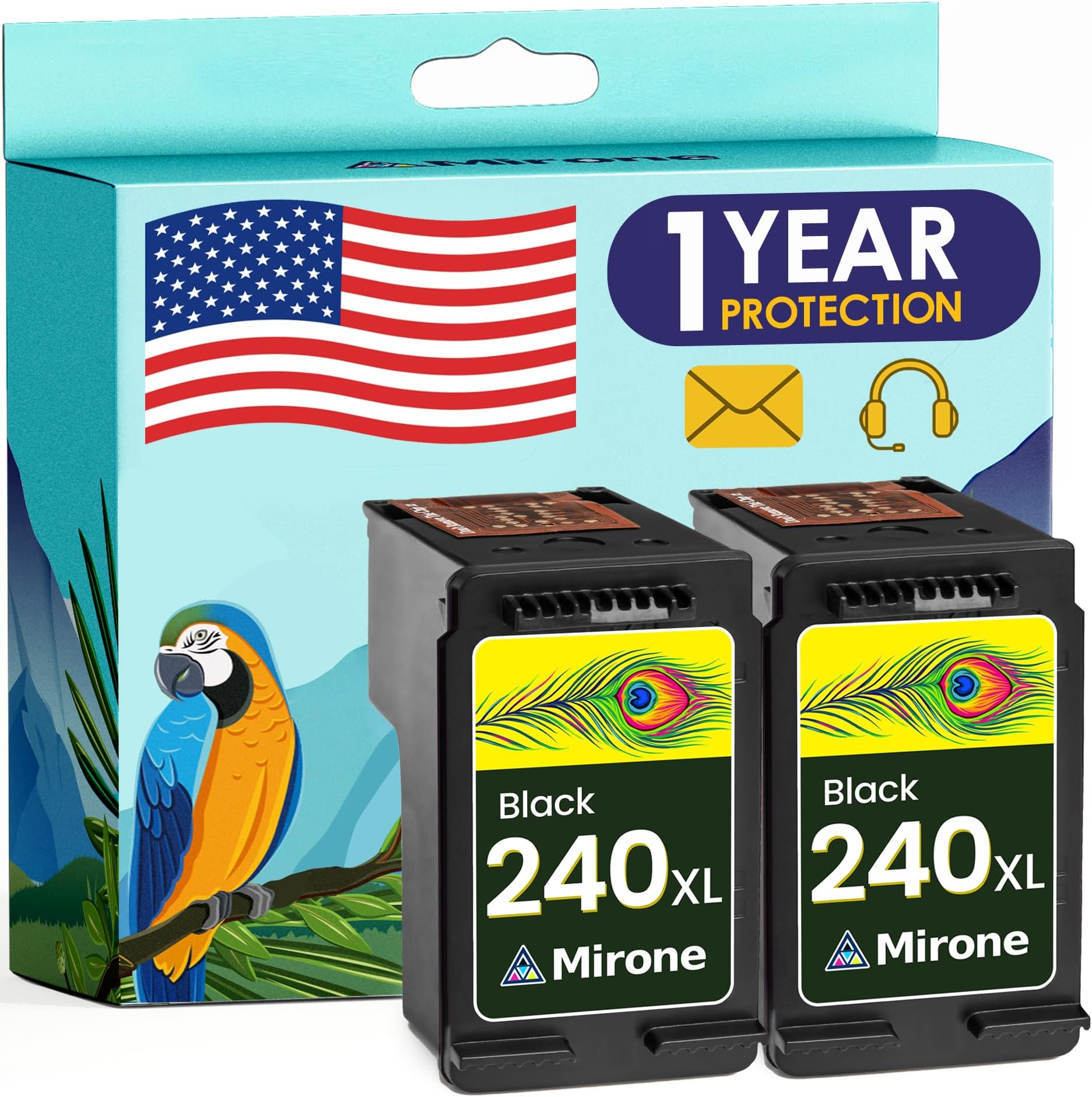 Mirone Remanufactured Ink Cartridges Replacement for Canon