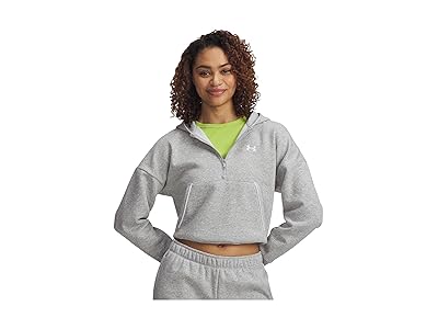 Under Armour Rival Fleece Piped 1/2 Zip Hoodie Women