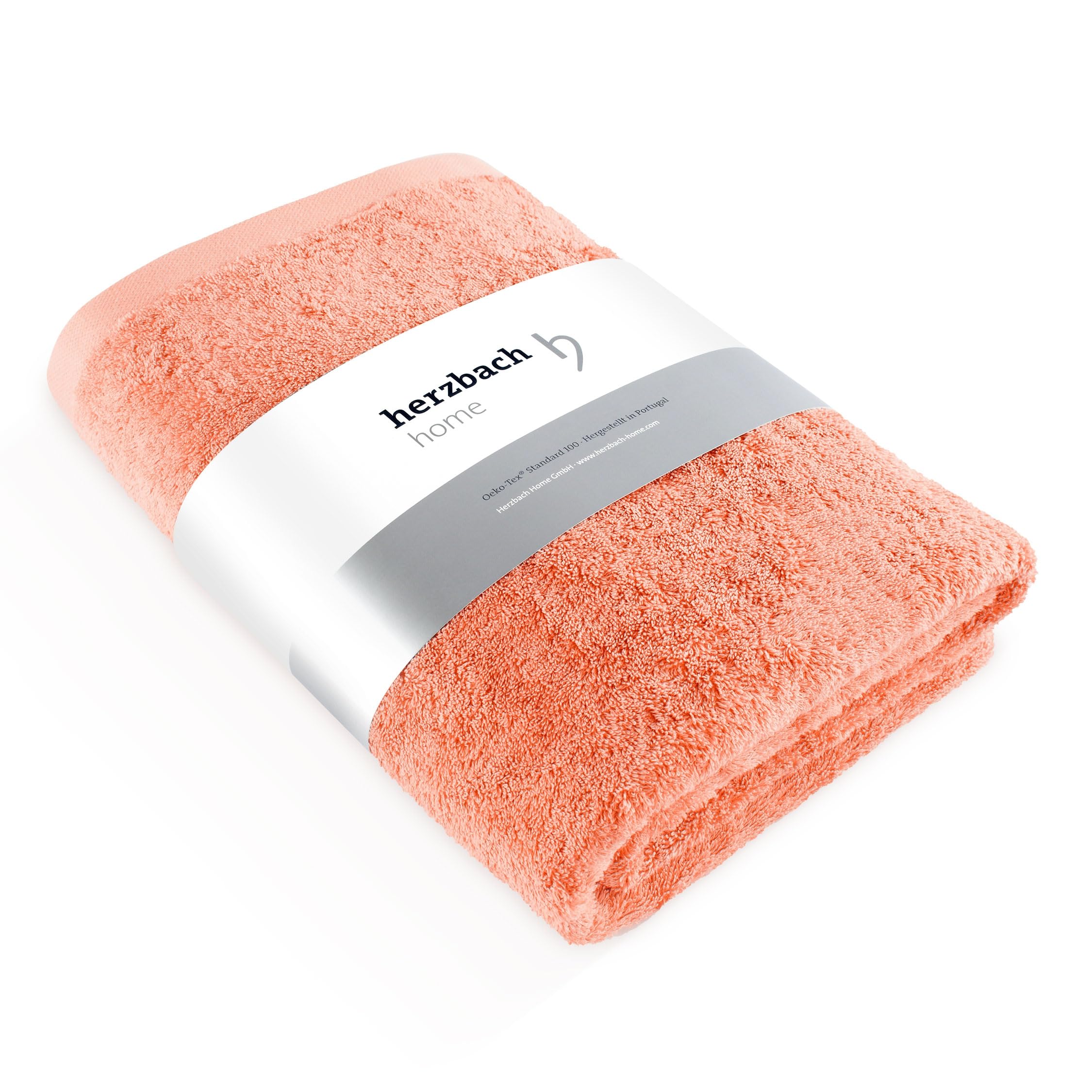 Drap de bain 100 x 150 cm en coton de qualité premium couleur corail