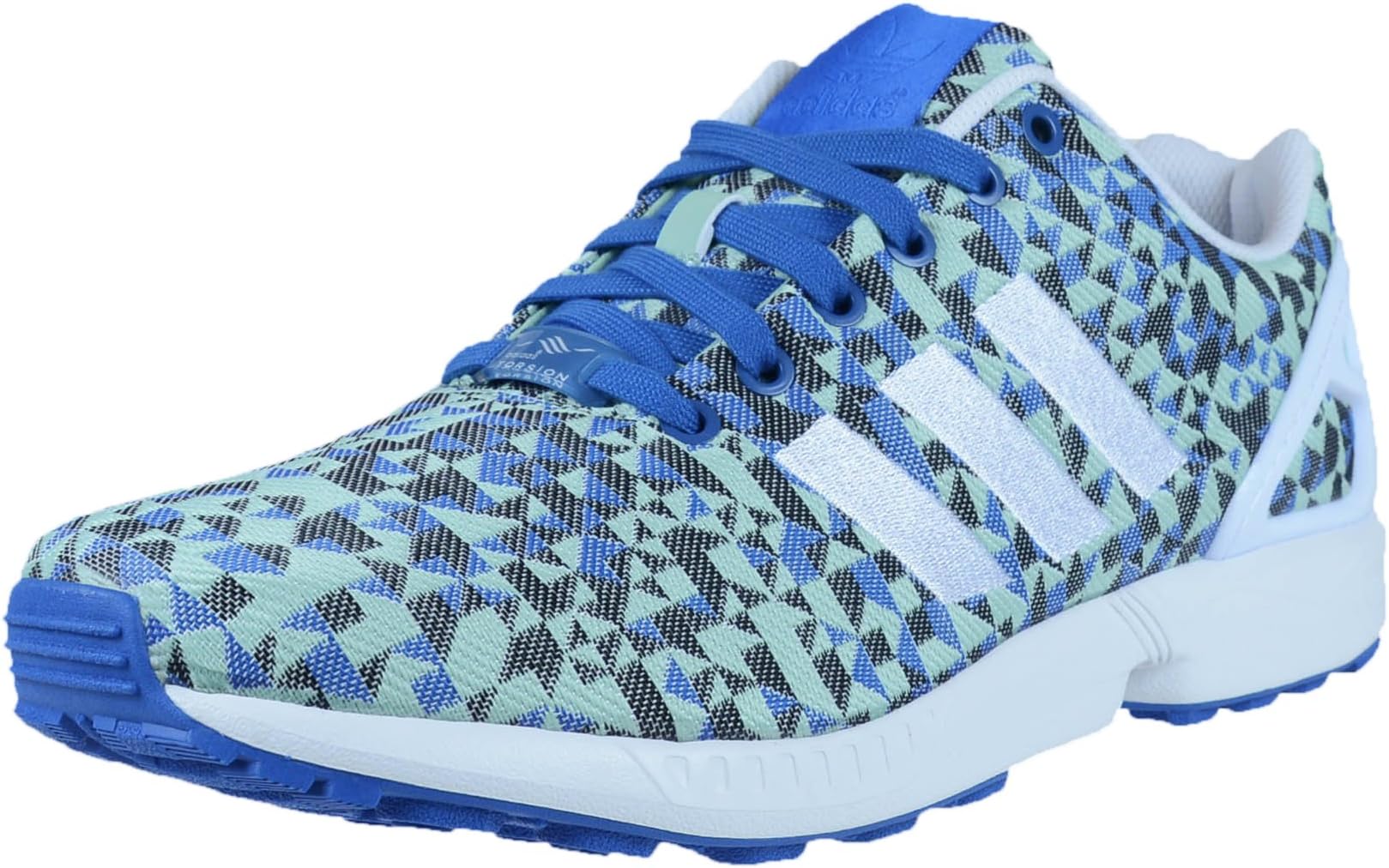 adidas Zx Flvx Weave Casual Men's Shoes Size 10 White/Blue