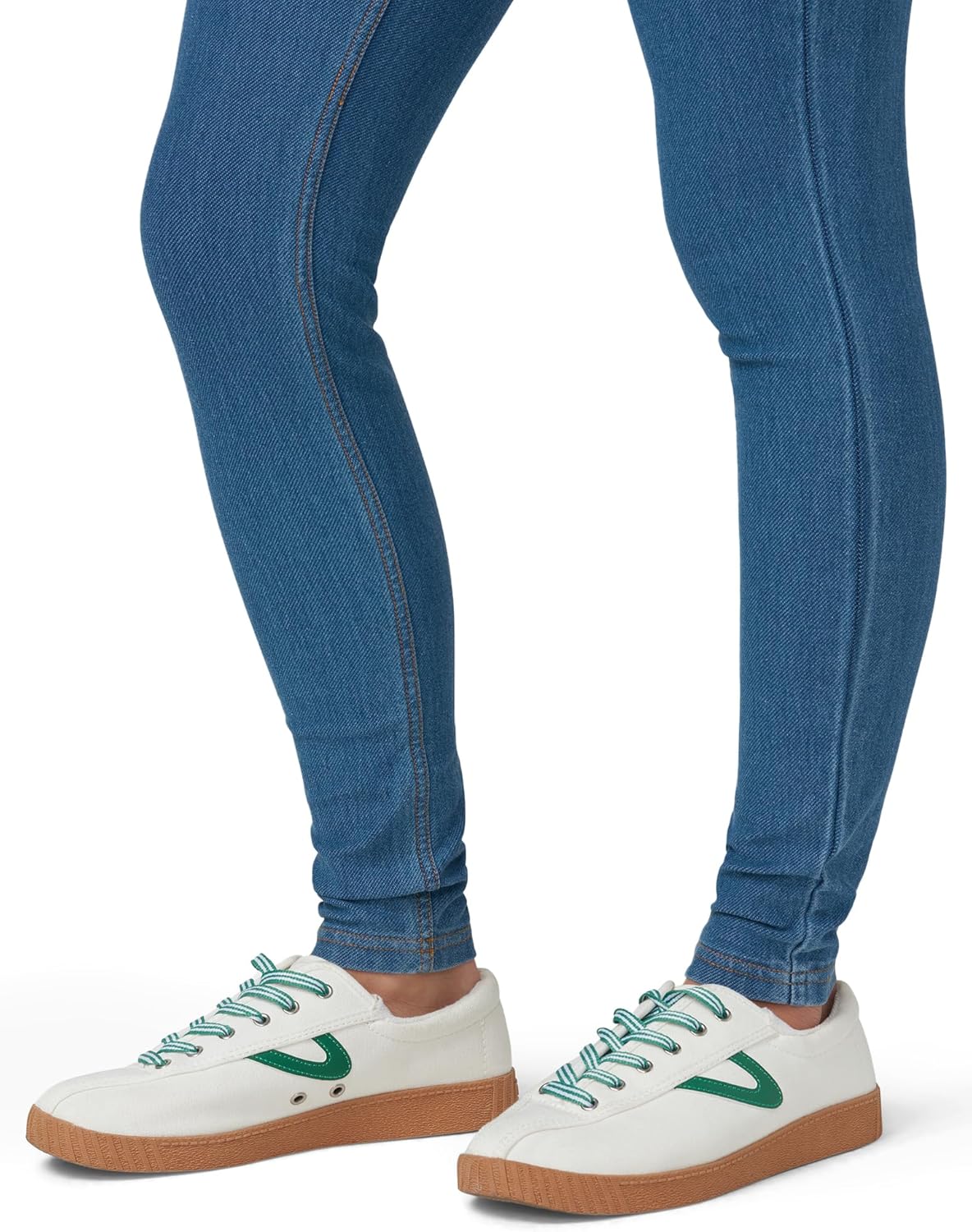 HUE Womens Essential Denim Leggings - Image 5