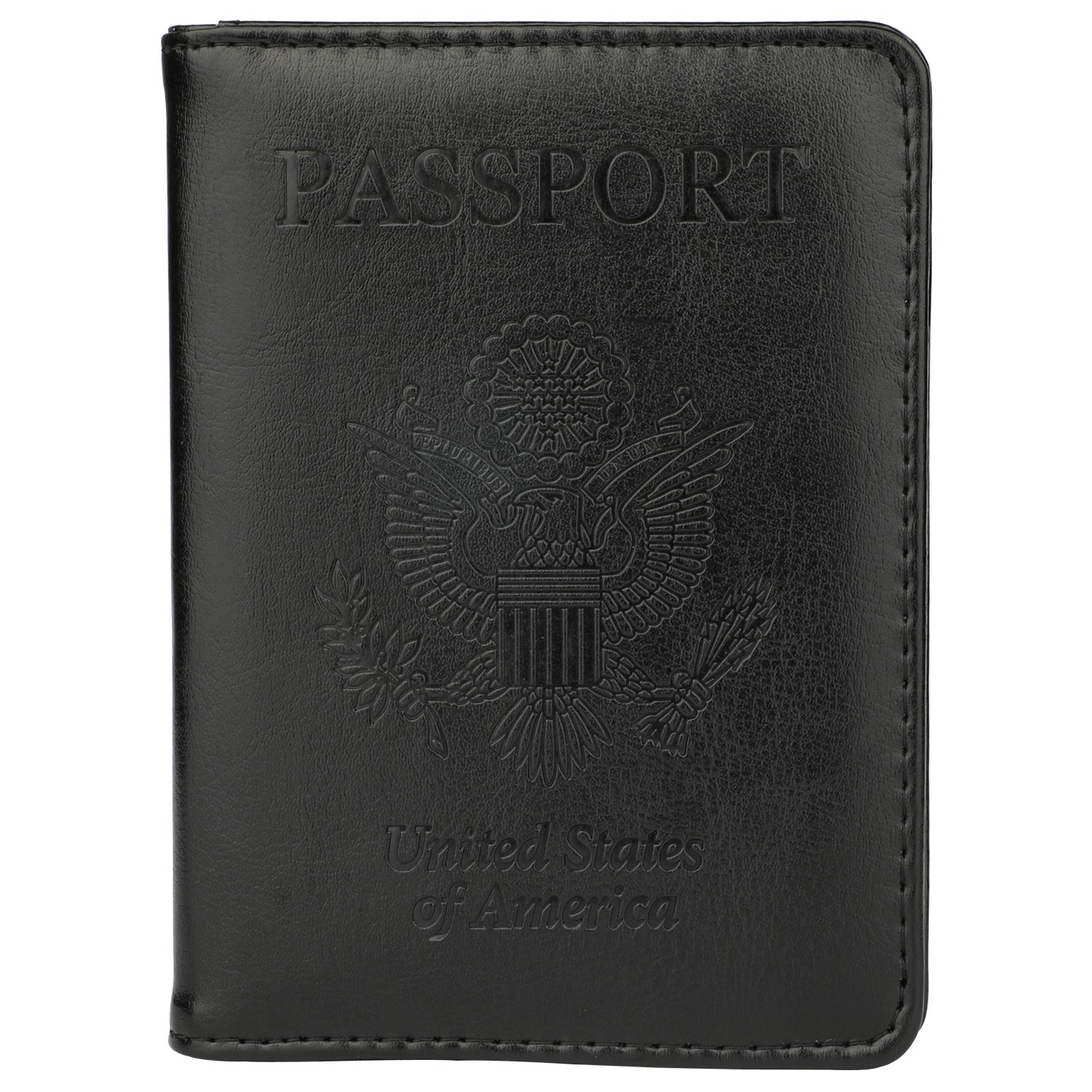 GDTKLeather Passport Holder Cover Case RFID Blocking Travel Wallet