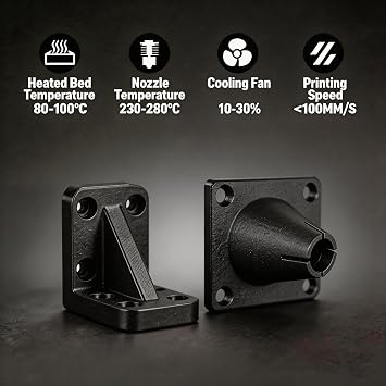 Carbon Fiber Polypropylene Filament 1.75mm, No Warping & Moisture Free Filament, Compatible with Bambu LAB, K1C,QIDI MAX3, FLASHFORGE Adventurer 5M, Prusa MK4 FDM 3D Printer, 700g, Black