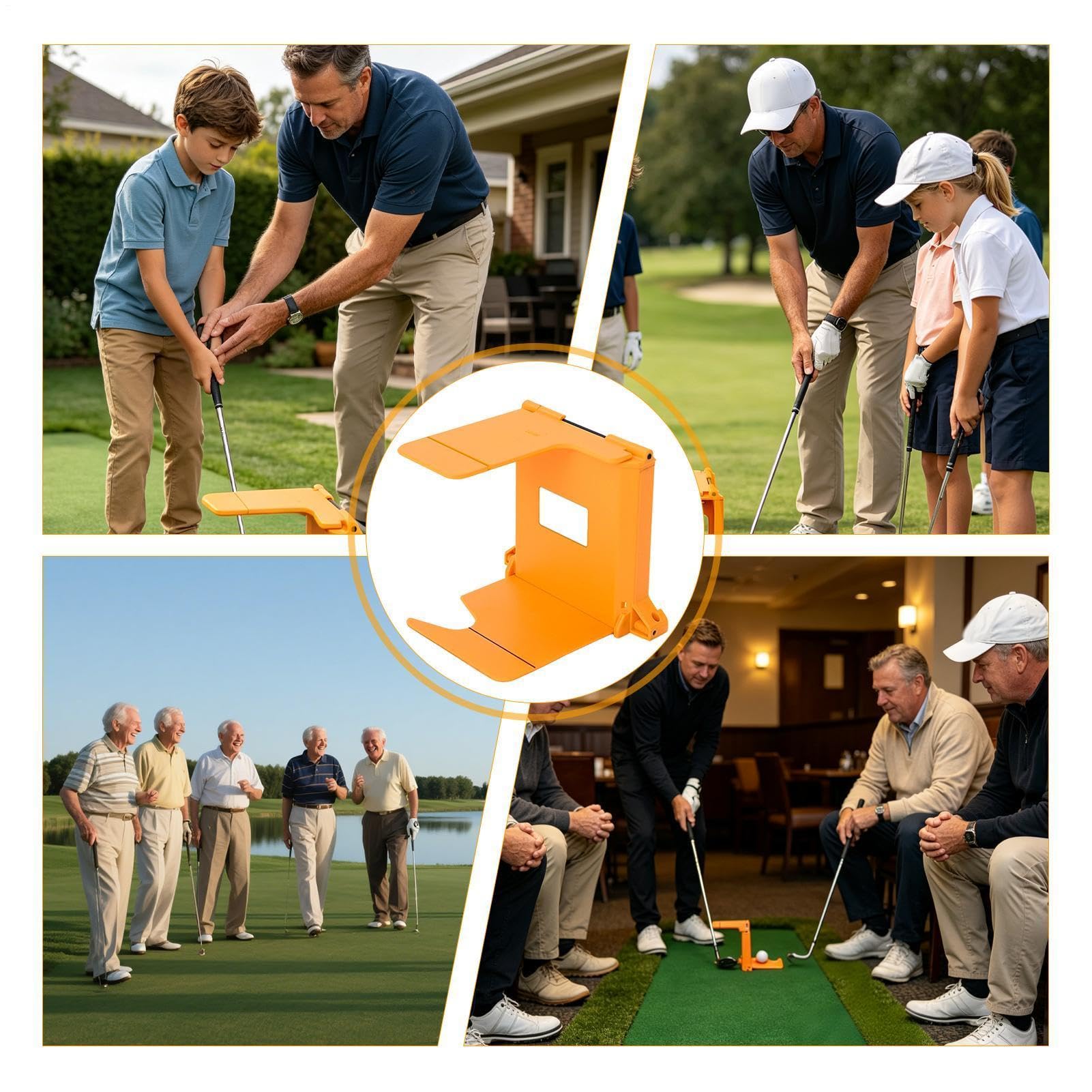 Golf Swing Trainer Equipo De Práctica Putter Antideslizante