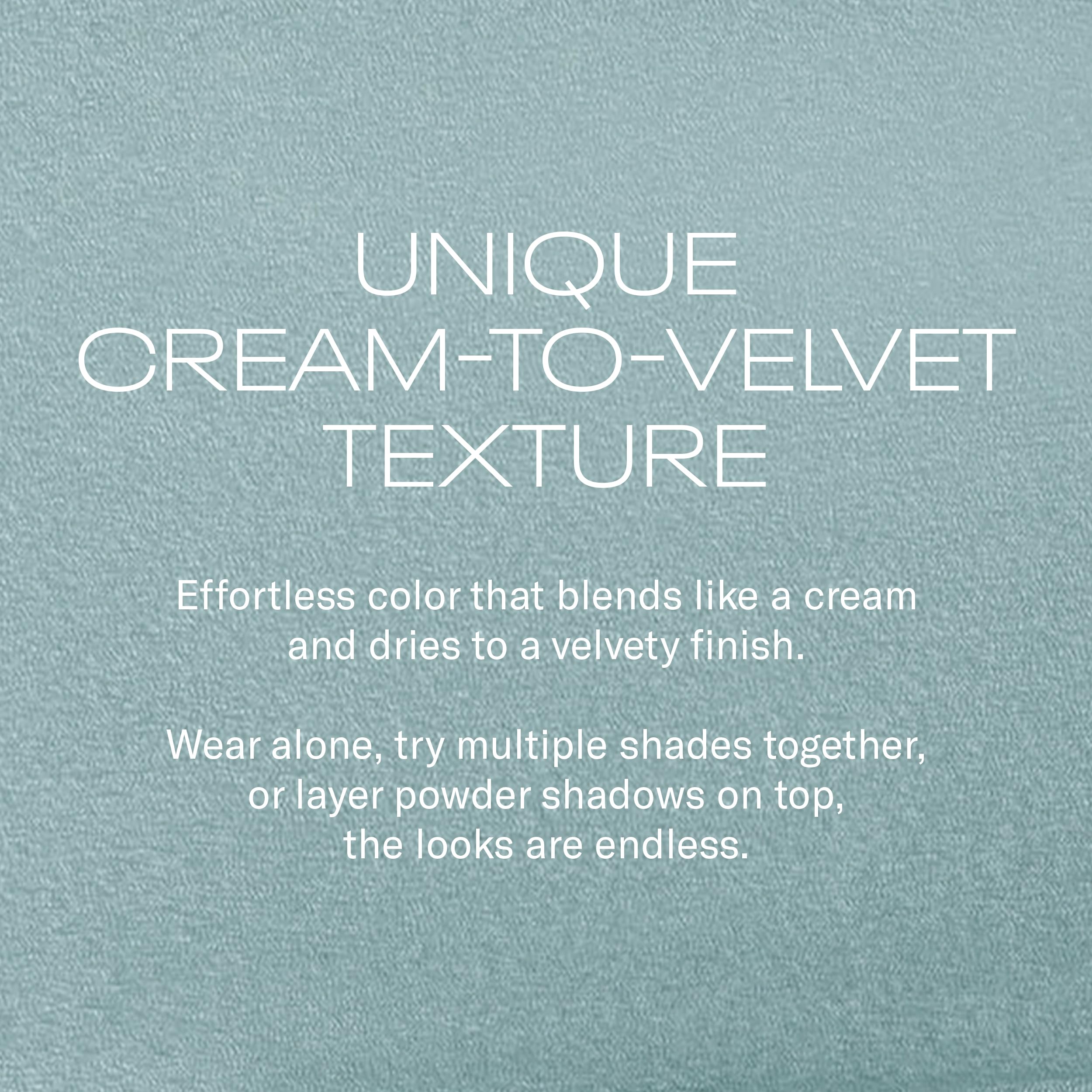 MOB Beauty Cream Clay Eyeshadow, Skincare-Infused Cream-to-Velvet