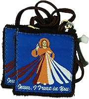 Vista 3 de Legítimo escapulario católico, 100 % lana.