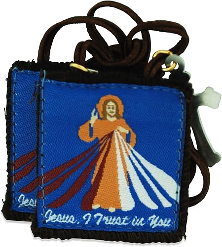 Vista 3 de Legítimo escapulario católico, 100 % lana.