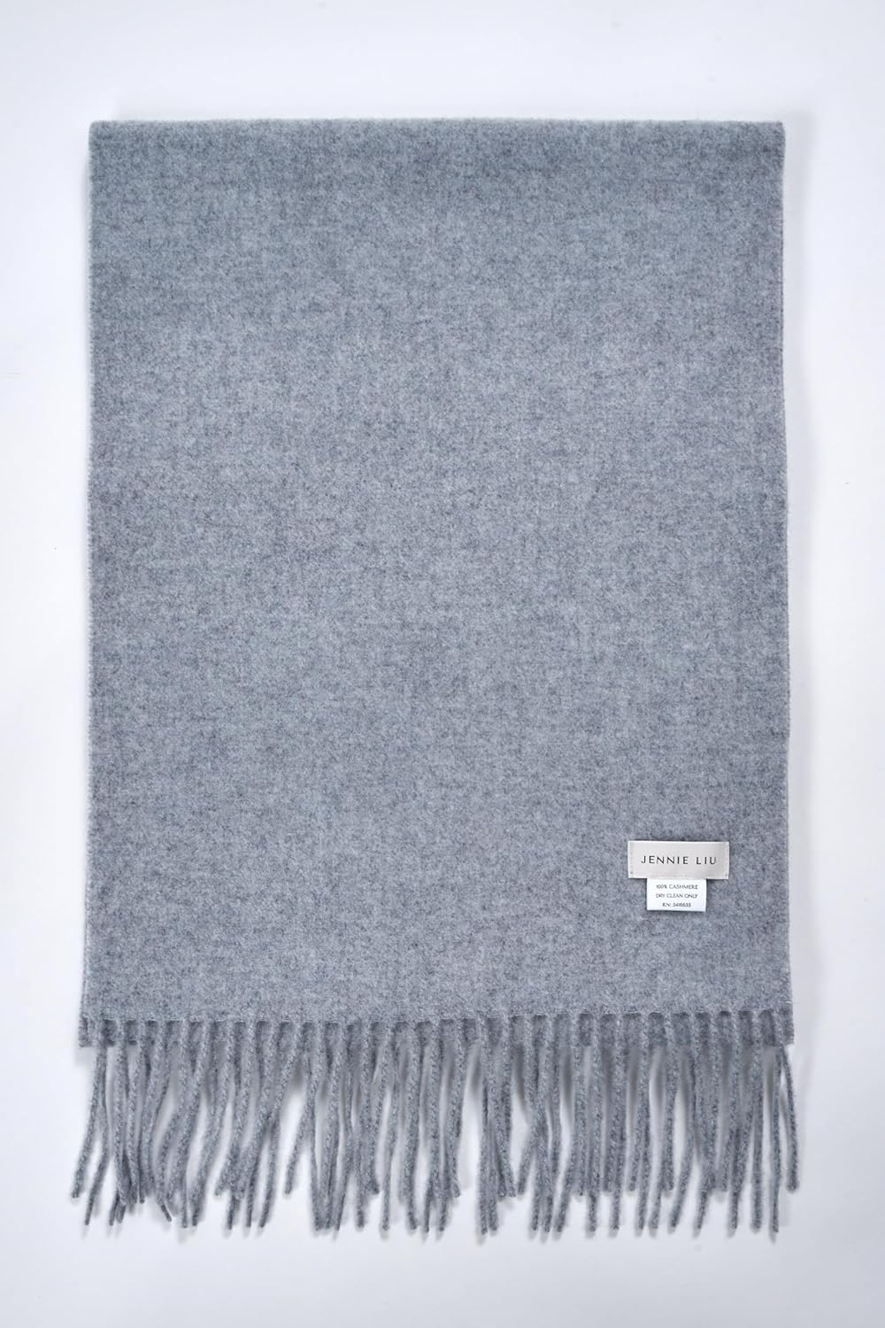JENNIE LIU Women's 100% Pure Cashmere Scarf 75"x12" Cashmere Scarves for Women - Image 2
