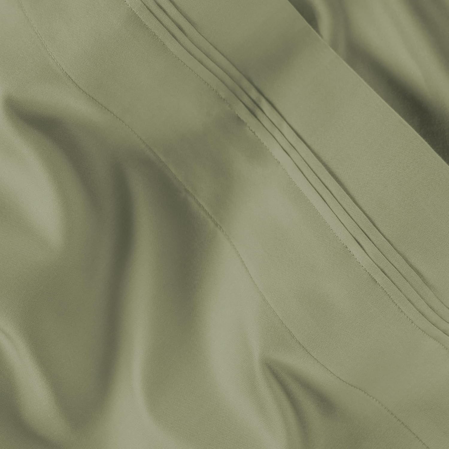 Superior Egyptian Cotton 1500 TC Duvet Cover Set - Luxurious Comforter Covers, Soft Bedding Essentials, Secure Button Closure, Includes 1 Duvet Cover & 2 Shams, Full/Queen, Sage