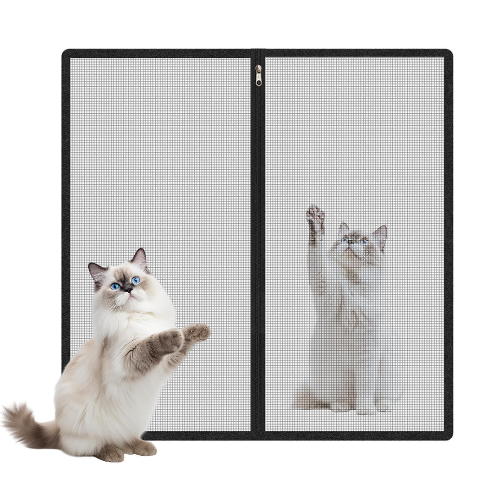 Dog Gate for Stairs 90x90cm Portable Animal Fence Cat Barriers