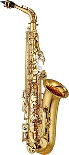 Yamaha YAS-480 Intermediate Eb Alto Saxophone, Gold Finish