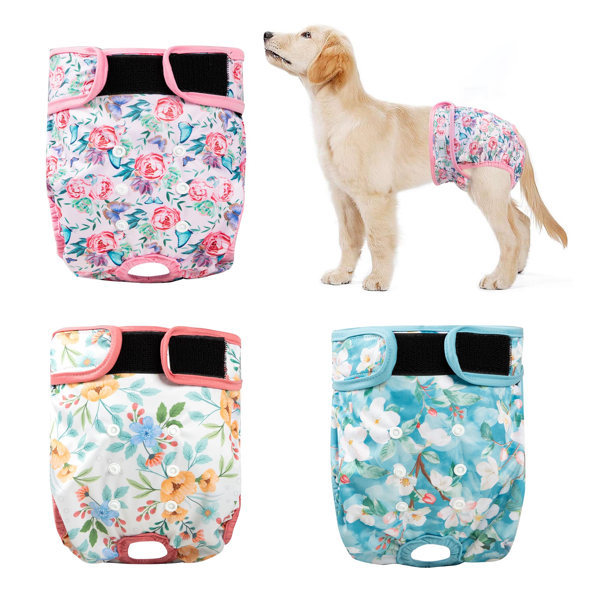 Couches pour chien très absorbantes et lavables pour préserver son confort
