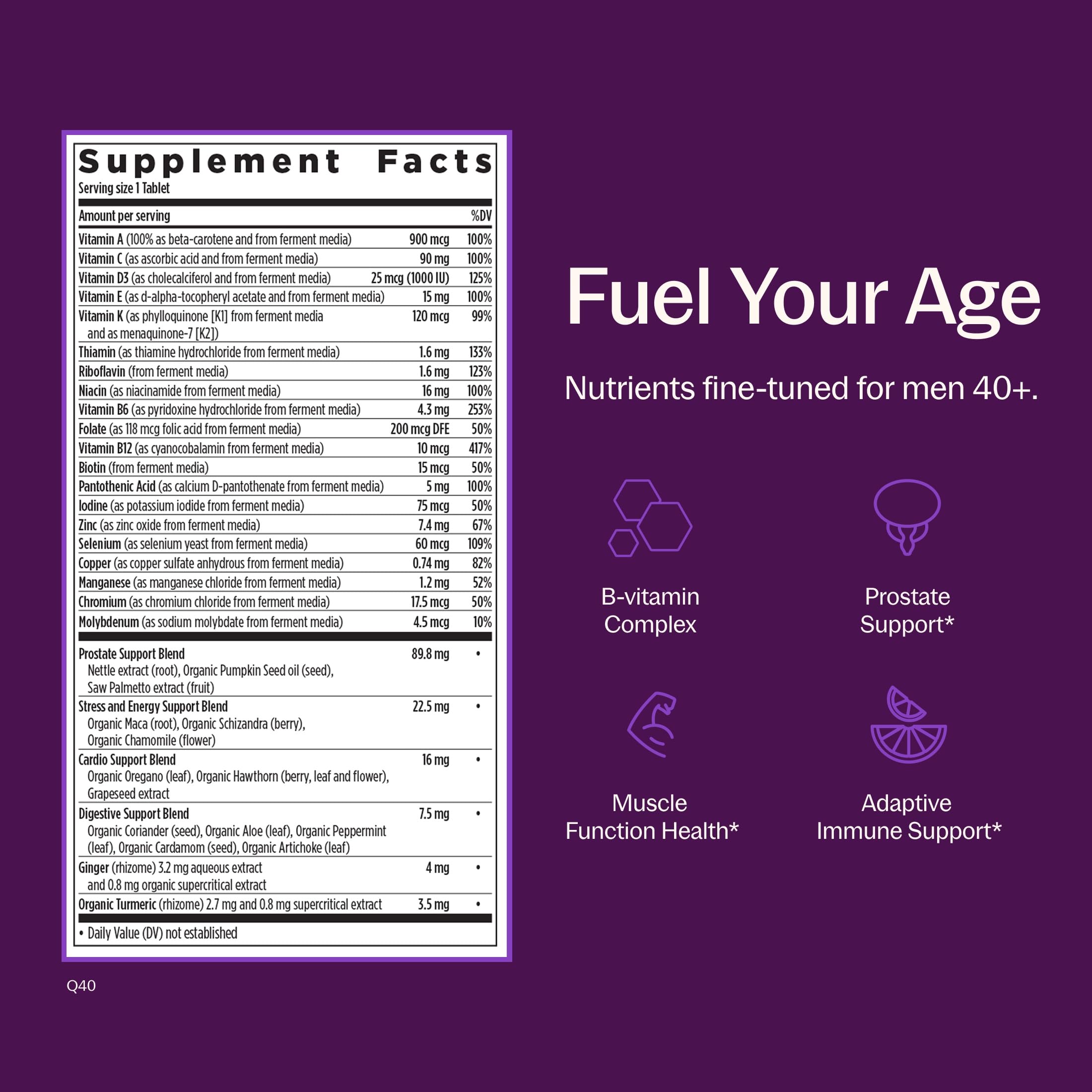 New Chapter Every Man's One Daily 40+ Multivitamin, 96 Tablets — Amazon image 3