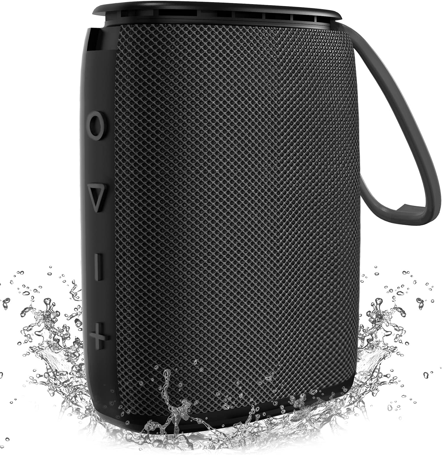Hadisala IPX7 Waterproof Bluetooth Speaker, H2 Portable Wireless Speaker Bluetooth 5.0 with Rich Bass HD Stereo Sound 15H Playtime USB-C Charge, Shower Speaker TWS Pairing for Home, Outdoors, Travel