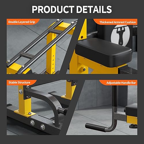 Miniatura 6 de SogesHome Power Tower Pull Up Bar Dip Stand, 10 Adjustable Height Free Standing Assistive Trainer Dip Station, Multi-Function Strength Training