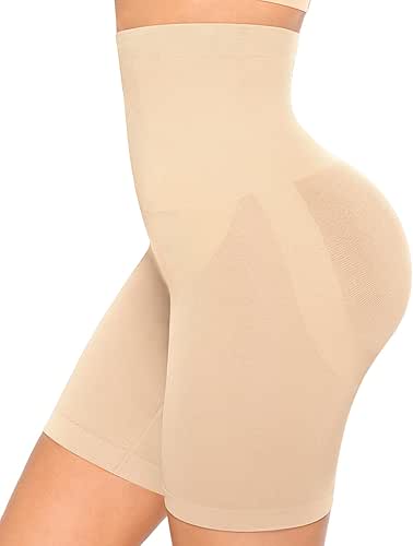 FeelinGirl Tummy Control Shapewear Shorts Body Shaper for Women High-Waisted