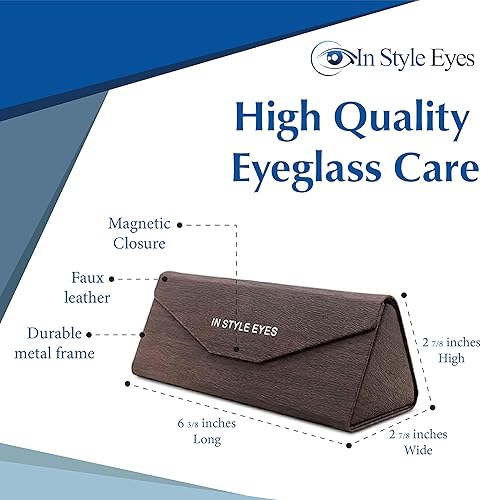 Miniatura 5 de In Style Eyes Lovin Mawi - Gafas de sol bifocales - Tortoise - 3.0X, paquete con estuche plegable magnético y paño de limpieza de microfibra mágico