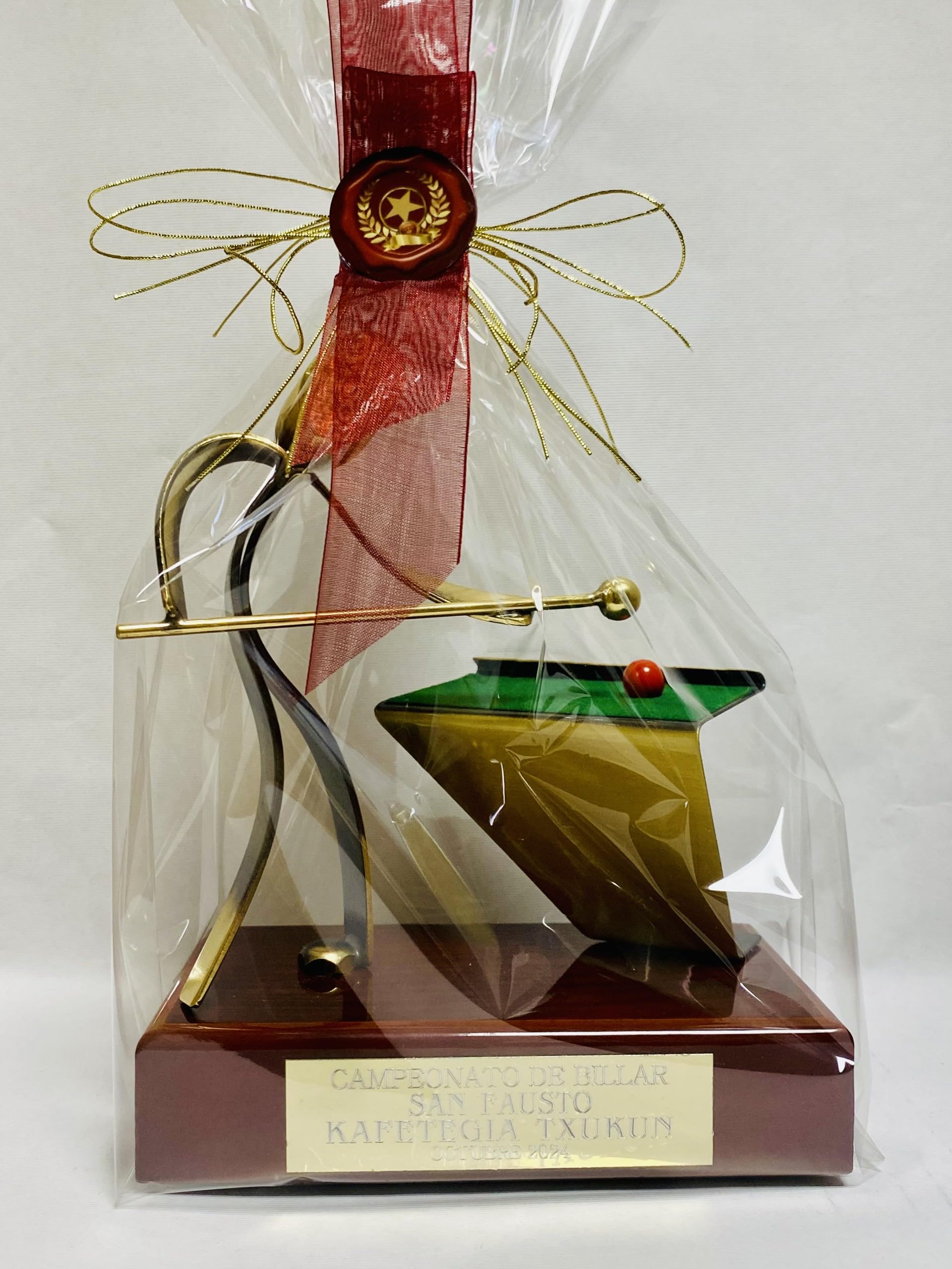 Trofeos Billar GRABADOS premio figura personalizada