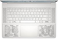 Vista 8 de SYNERLOGIC Guía de referencia rápida para Windows + Word/Excel (para Windows) Adhesivos de acceso directo de teclado, vinilo sin residuos Negro