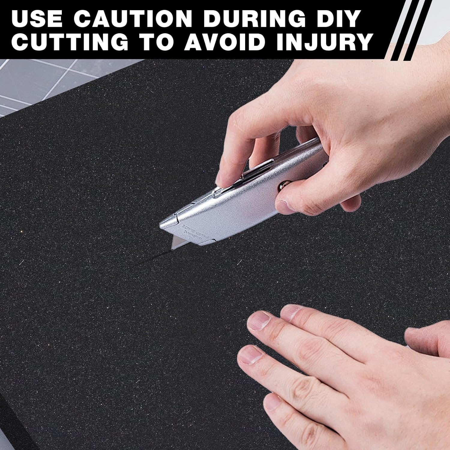 4PCS High Density Polyurethane Foam Sheets - 2P 16 x 12 x 1.6 Inch and 2P 16 x 12 x 0.4 Inch Foam Inserts for Cases, Black Foam Padding for Tool Box, Game Box, Camera Storage - Image 7