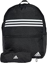 adidas Unisex Classic Horizontal 3-Stripes Backpack, Black, NS, Backpack
