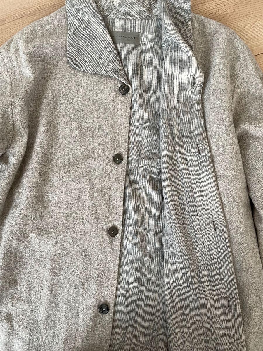 ヨーガンレール　ロング　コート　カーディガン　ワイドシルエット　ニット　コットン ヨーガンレール ロング コート カーディガン ワイドシルエット