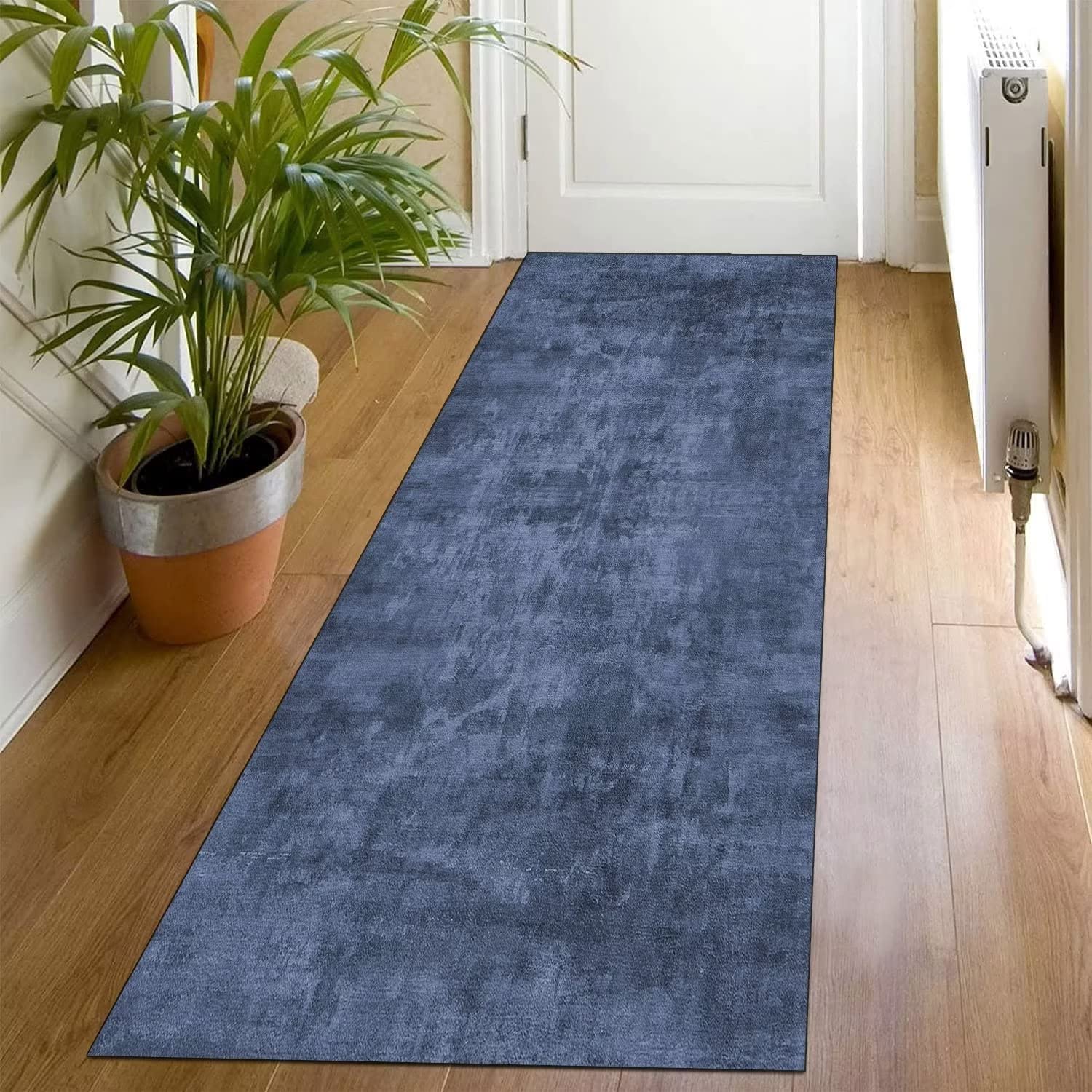 Tappeto Passatoia Da Cucina, Antiscivolo, Lavabile, Tappeto Lungo, Grigio E Nero, 60 X 280 Cm, Design Moderno, Al Metro, Per Corridoio, Sala Da Pranzo, Camera Da Letto, Soggiorno, Cucina - Foto 3