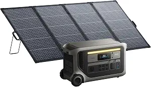Anker SOLIX F3000 Portable Power Station and 400W Bifacial Panel