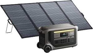 Anker SOLIX F3000 Portable Power Station and 400W Bifacial Panel