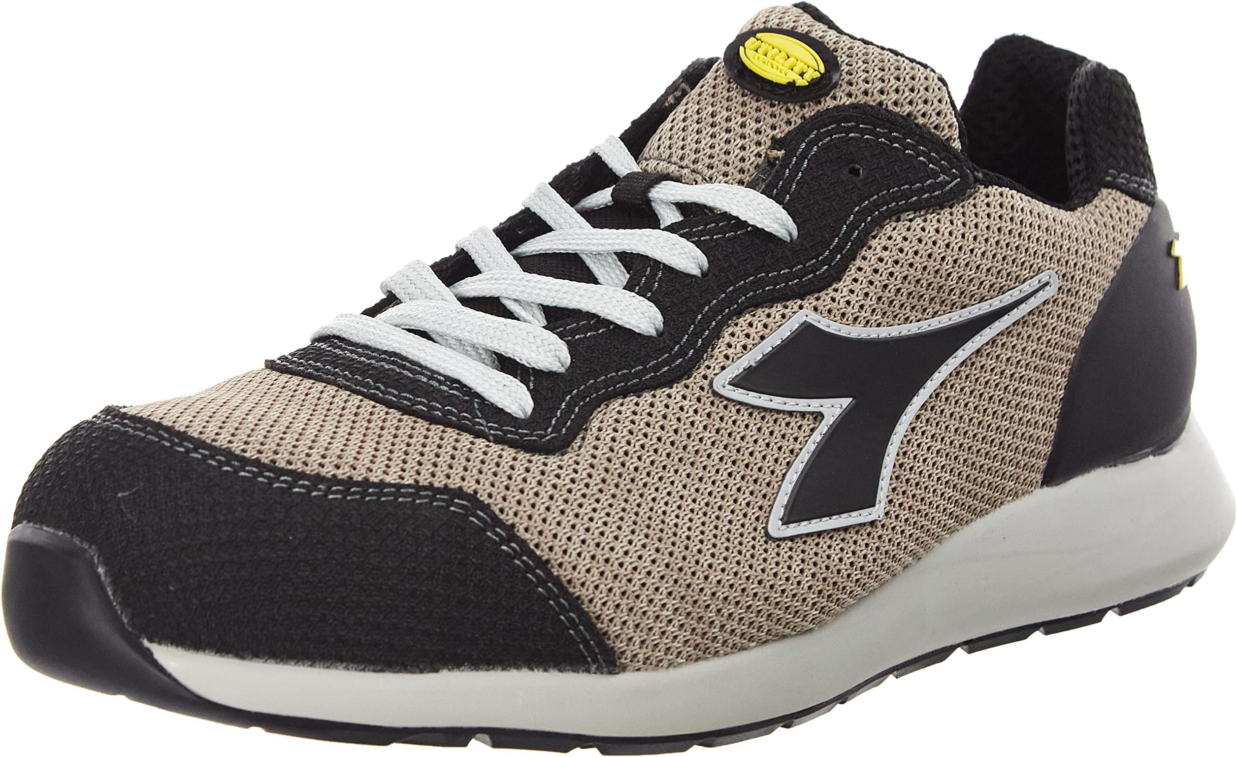 Diadora Men's Strike MDS Weave S3 HRO SRC Track Shoe, Moon Rock Gray/Gray, 5 UK