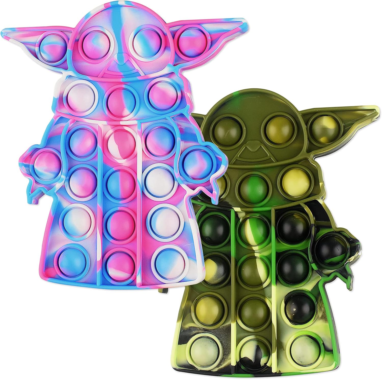 4 Pack Pop Bubble Fidget Sensory Fidget Toy Push Bubble,Relief Stress Toys Squeeze Silicone Toy : Office Products