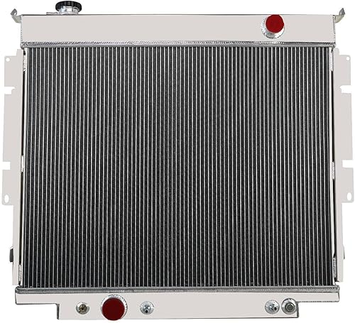 Miniatura 2 de Radiador de aluminio de 4 filas compatible con Ford F59 F250 F350 6.9L 7.3L V8 Diesel 1983-1996