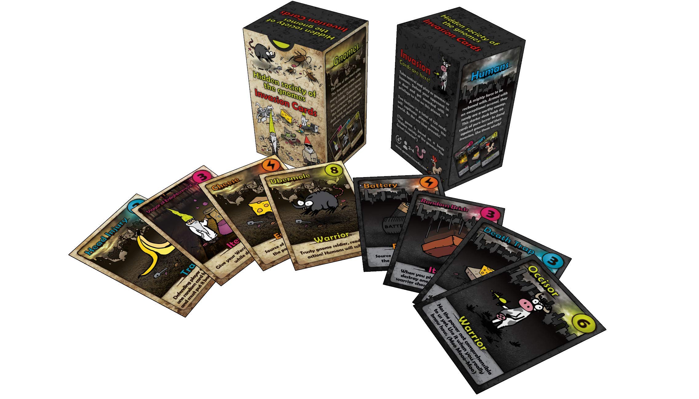 Amazon.com: Fun Family Duel Card Game Hidden Society of The Gnomes Invasion  Cards : Toys & Games