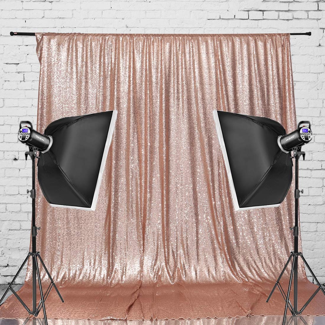 Sequin Backdrop 183x243cm Iridescent Shinny Sequin Photography Backdrop Party Prom Wedding Youtobe Banquet Photo Background (6x8 feet) — view 100