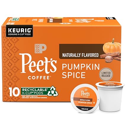 Peet's Coffee, Flavored Light Roast Keurig K-Cup Pods, 100% Arabica