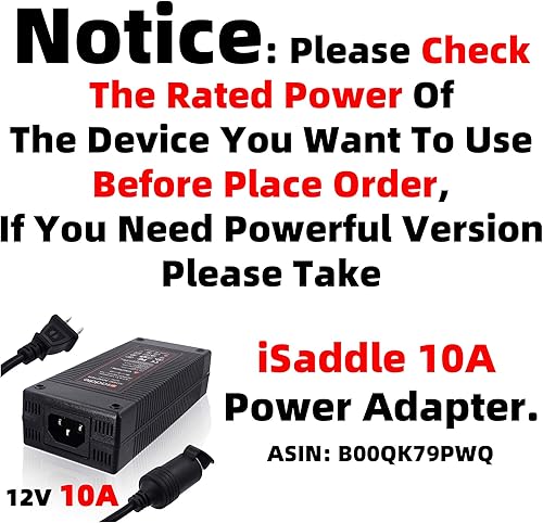 Miniatura 4 de Adaptador universal de CA a CC para conectar a encendedor de cigarrillos de auto, inversor de corriente para vehículos, amplificadores de potencia