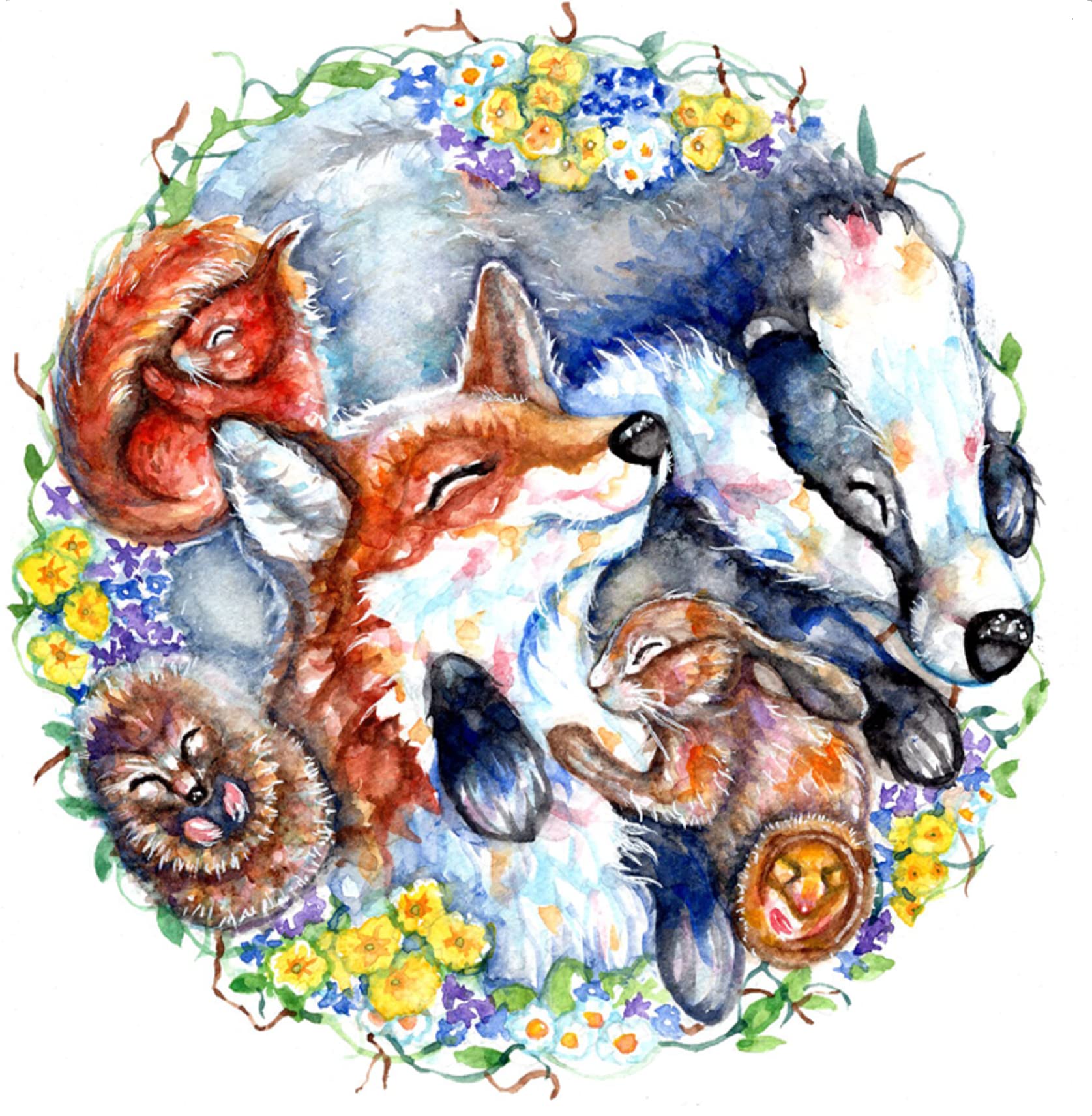 Woodland Animal Drinks Coasters
