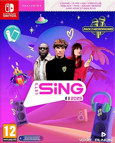 Let’s Sing 2025 – PACK 2 MICROS ( Nintendo Switch