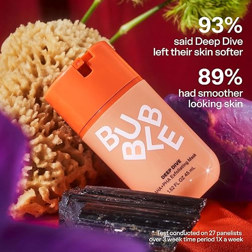 Miniatura 2 de Skincare Bubble Deep Dive AHA + PHA Mascarilla exfoliante, todo tipo de piel, máscara de lavado, 1.52 fl oz  1.5 fl oz