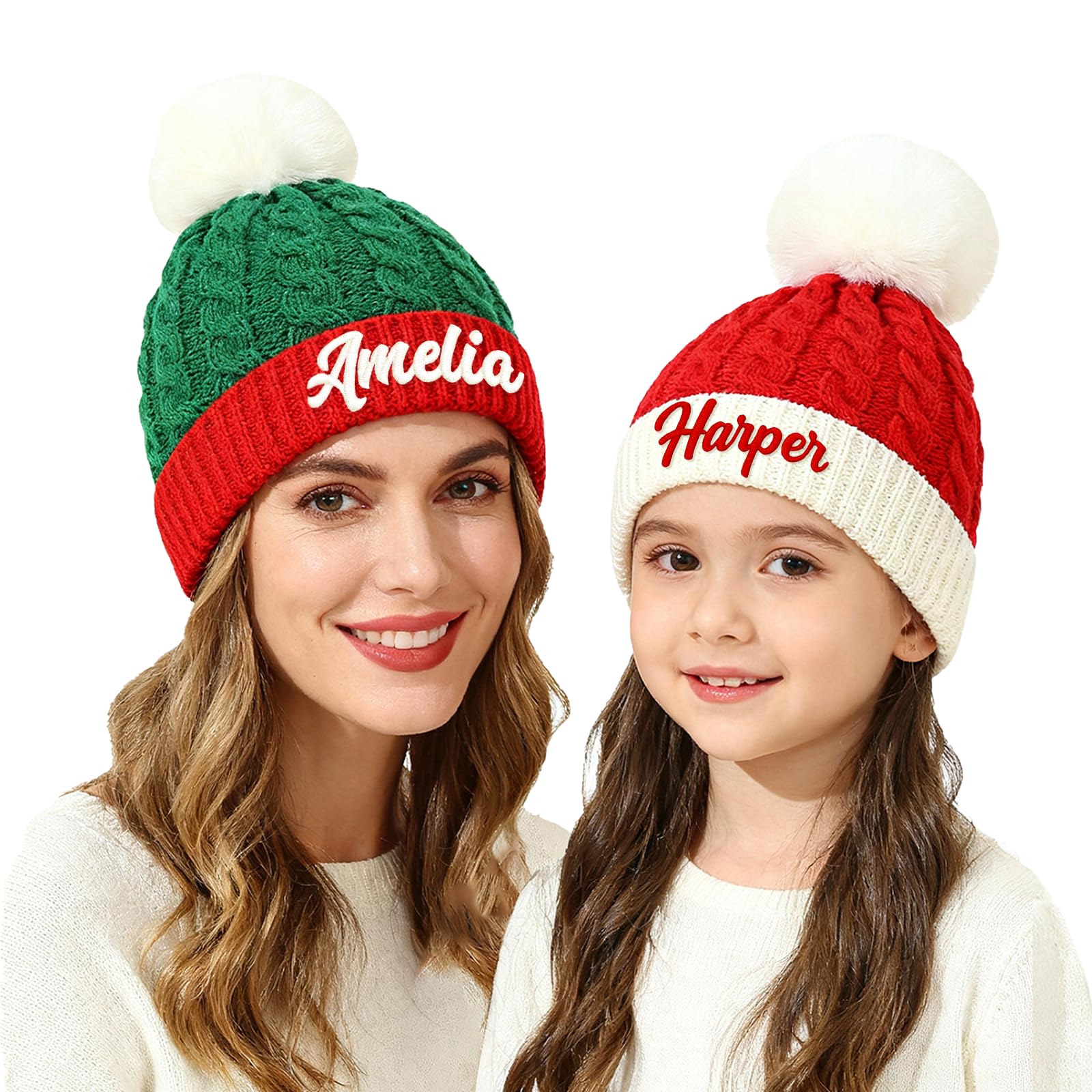 Custom Santa Hat for Adult Kids Personalized Gift Christmas Hats