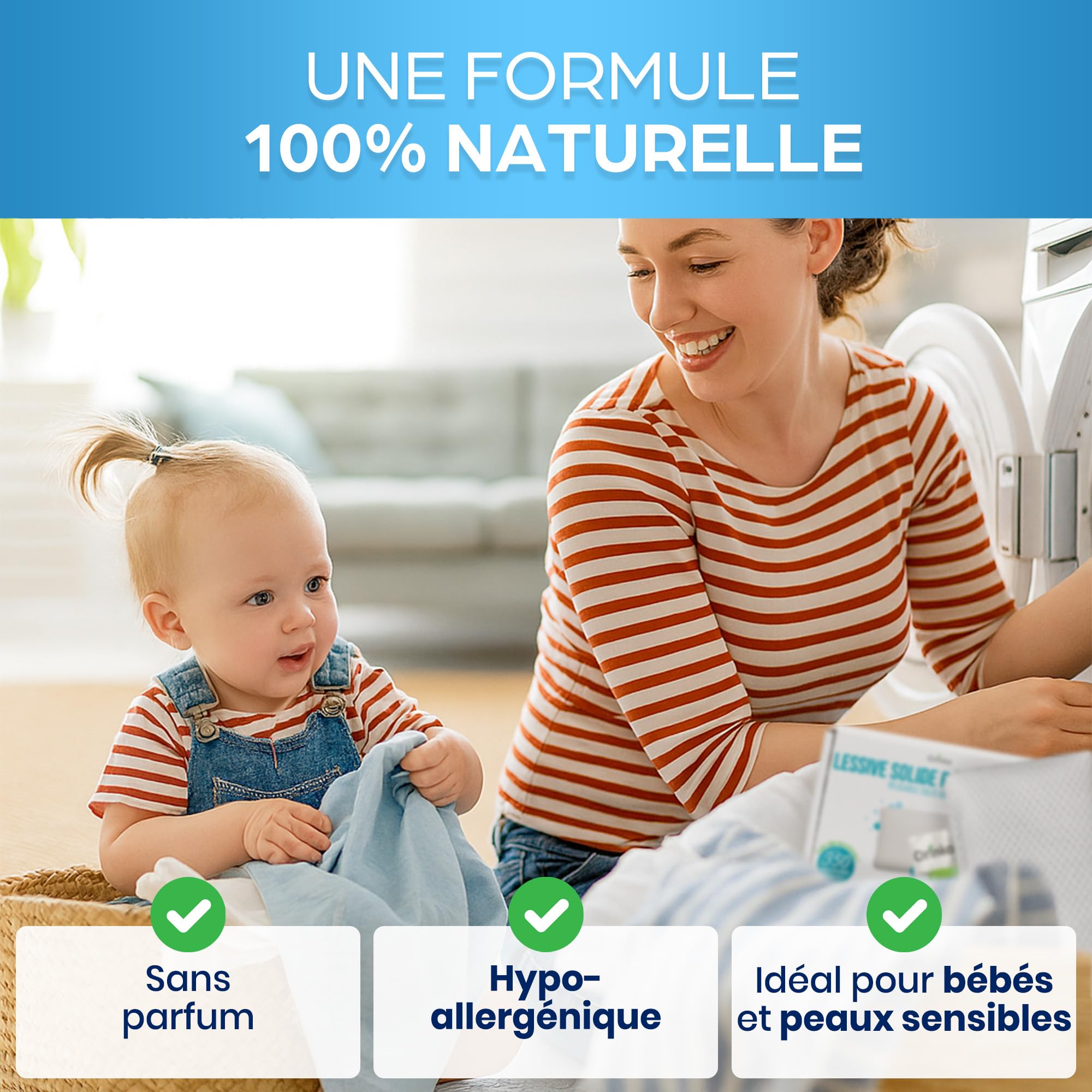 ORINKO Lessive Écologique Réutilisable avec Billes de Magnésium – 350 Lavages – Sachet en Coton Lavable – Alternative Naturelle Zéro Déchet pour Lavage du Linge sans Détergent