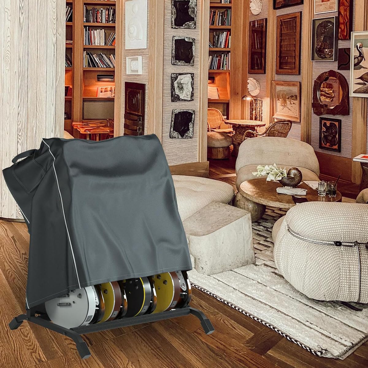 Funda universal resistente para soporte de guitarra, a prueba de polvo y protección UV, para soportes de guitarra acústica y eléctrica, accesorios para estudio en casa y escenario.