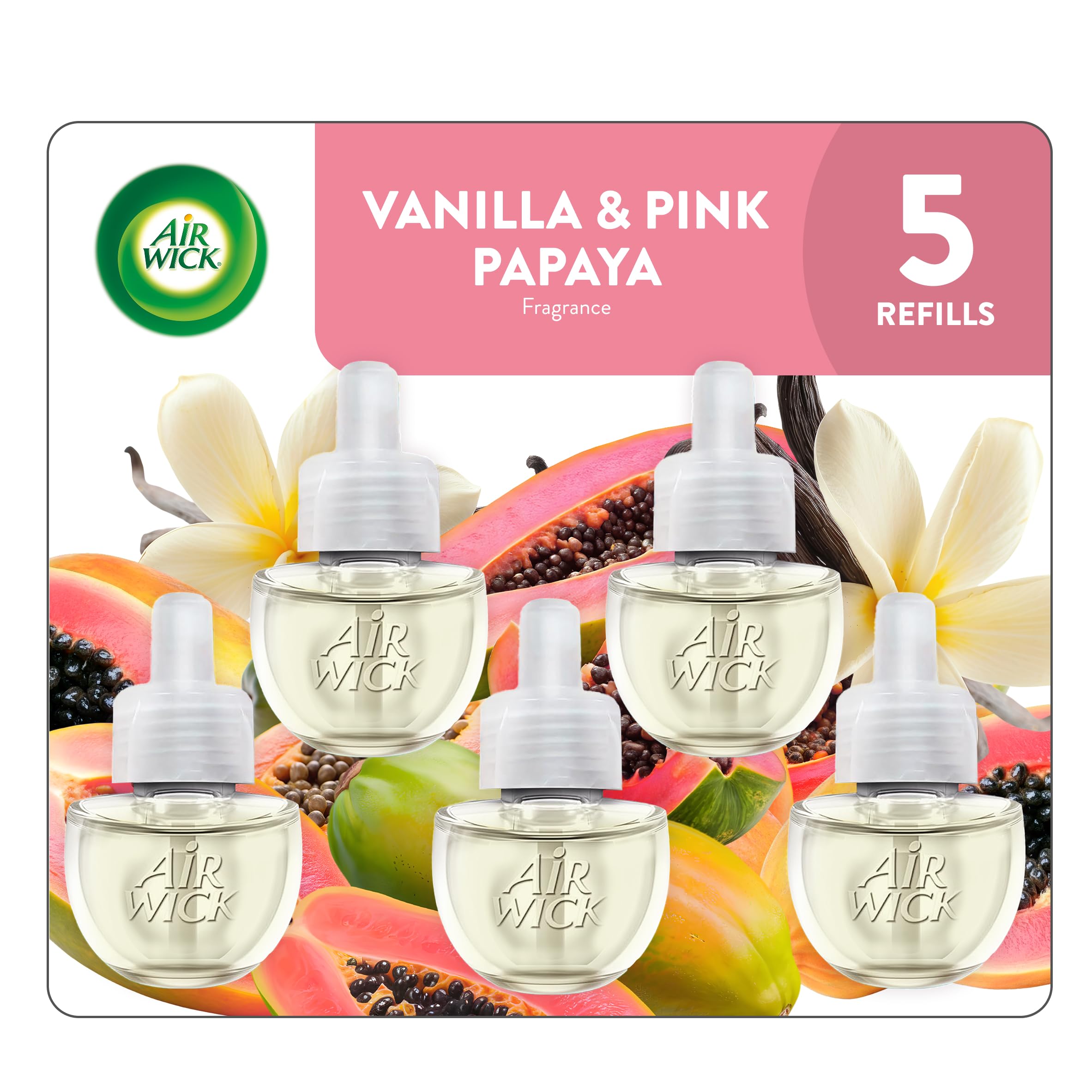 Air Wick Scented Oils 0+5 Vanilla & Pink Papaya