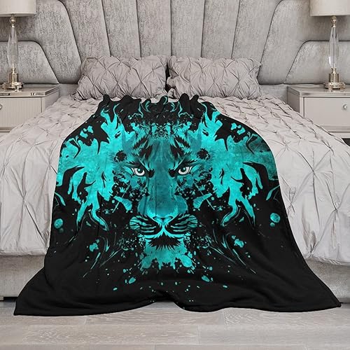 Miniatura 5 de Anger Tiger Flannel Fleece Throw Blanket Soft Warm Lightweight Fuzzy Plush Blankets for Bed Couch Sofa 60x80