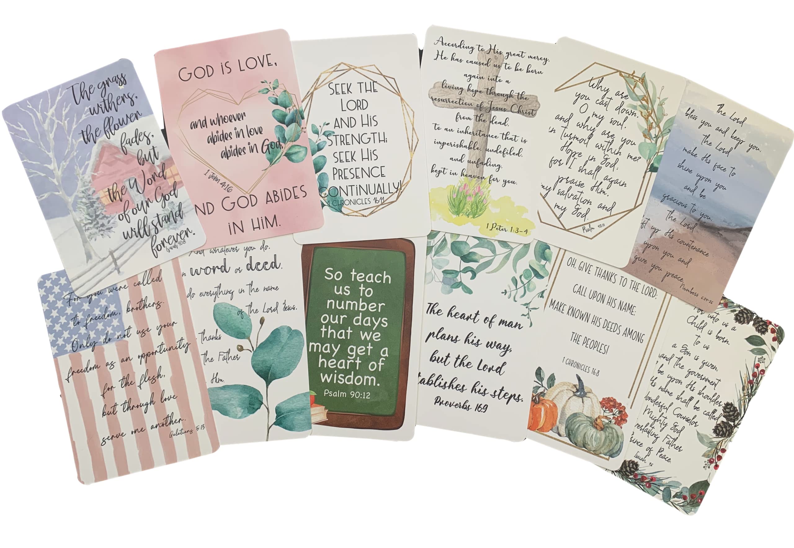 Buy Red Door Inspirations Monthly Scripture Memory Cards/Scripture