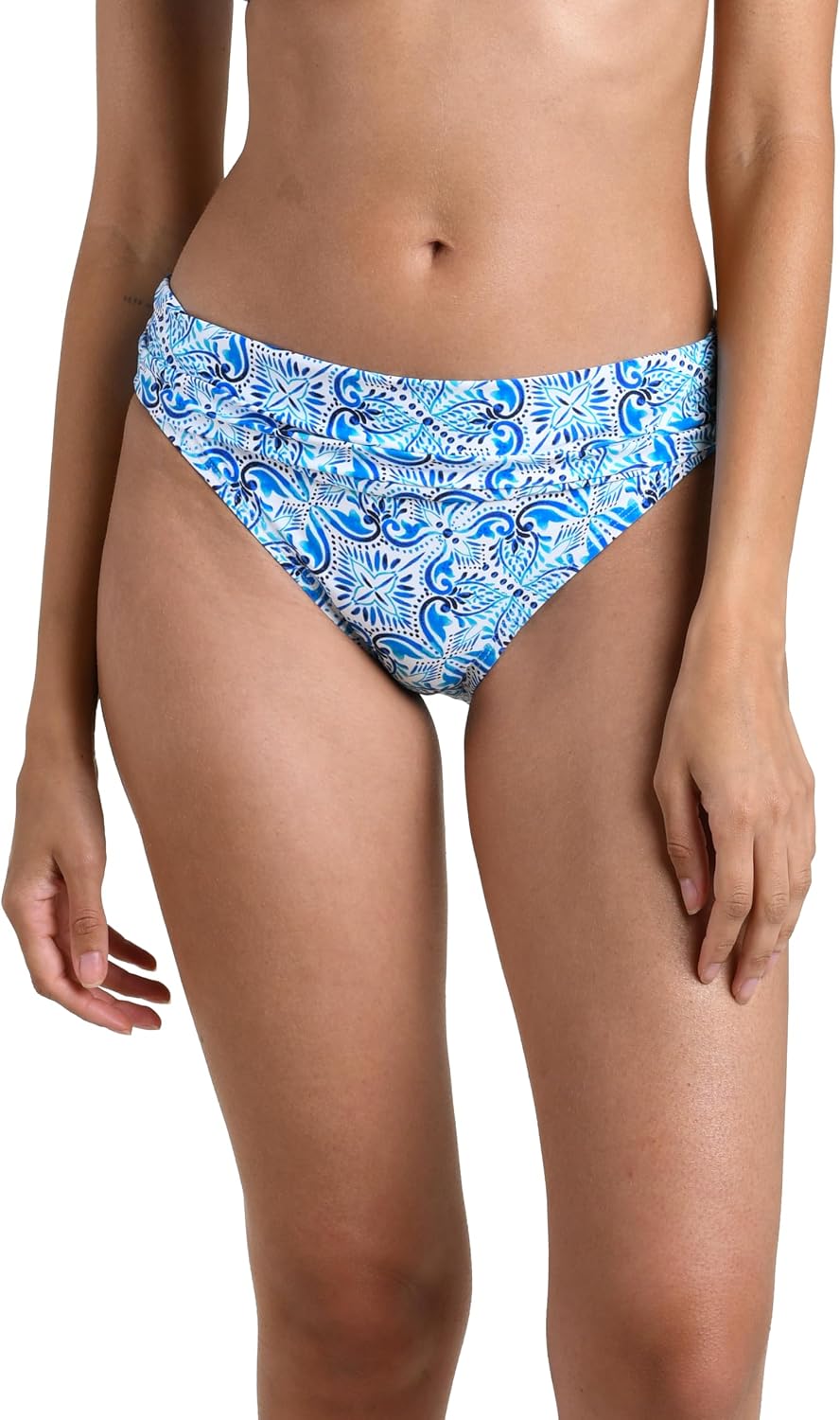 La Blanca Women's Shirred Band Hipster Swimsuit Bottom